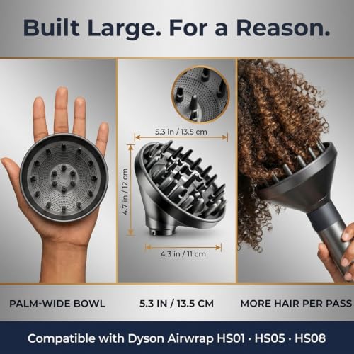 Large Diffuser Attachment for Dyson Airwrap HS01 HS05 HS08