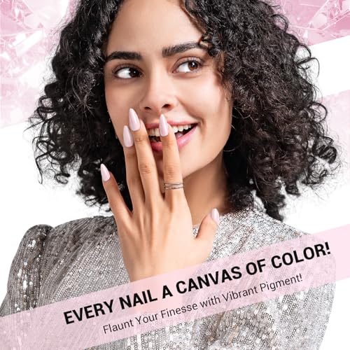 MelodySusie Pearl Pink Gel Nail Polish - 0.5 fl oz UV Soak Off Manicure
