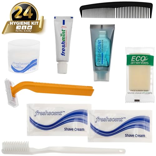 Moda West 24 Deluxe Toiletry Kits - Travel & Donation Essentials