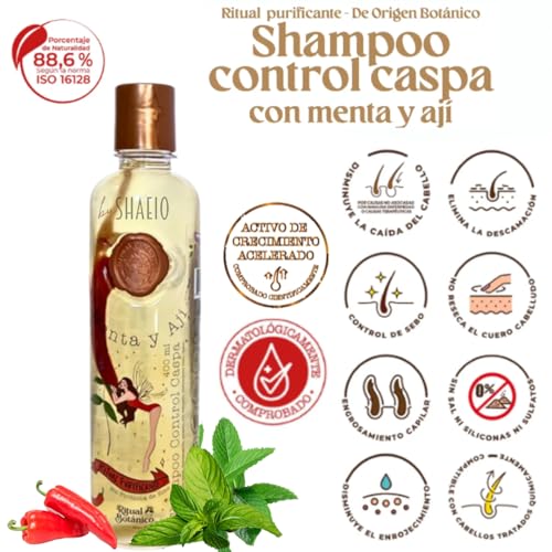 SHAEIO Ritual Botanico Hair Care Kit for Growth & Repair - Dandruff Shampoo, Intensive Conditioner & Mask