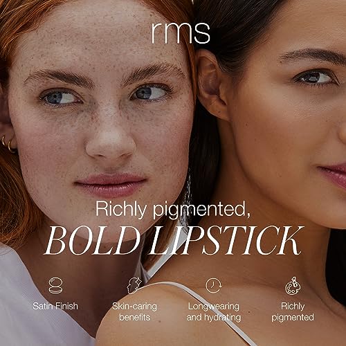 RMS Beauty Wild With Desire Lipstick - Vibrant, Moisturizing Creamy Lip Color, Long-Lasting Vegan Formula - 3.5g
