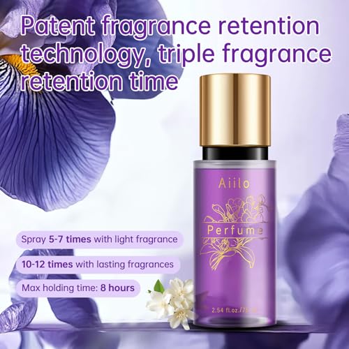 Aiilo Natural Hair Perfume for Women - 75ml, 8 Hours of Fragrance