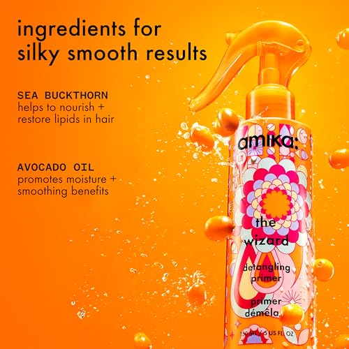 Amika The Wizard Detangling Hair Primer - Heat Protectant Spray