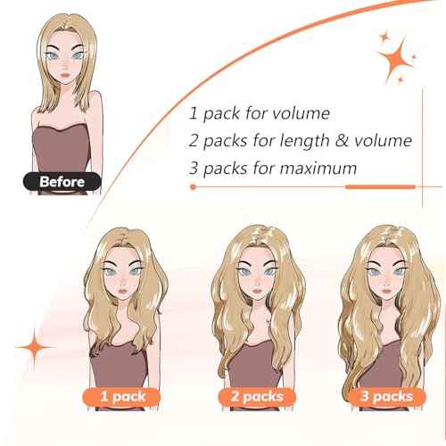 OVO Butterfly Weft Hair Extensions Human Hair Ombre Brown Highlight Dual-Sided Seamless Invisible Weave,Beaded Flat Weft Extensions, Soft & Natural Real Human Hair Extensions