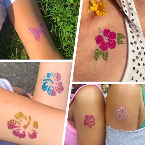 Temporary Tattoo Stencils Kit - 350+ Henna Designs for Face & Body