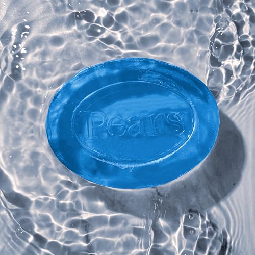 Pears Soap, Pure & Gentle Glycerin Soap Variety 3-Pack ? Blue with Mint, Green with Lemon Flower Extract, and Amber with Natural Oils, 4.4 Oz Each