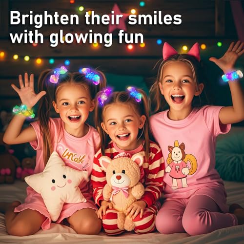 Asawira LED Hair Scrunchies - 4 Pack with 3 Light Modes