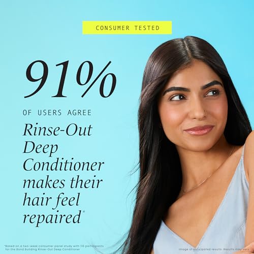 HASK Bond Building Rinse-Out Deep Conditioner with Triple Bond Complex & Argan Oil, Repairs Damage, Softens, Adds Moisture, Sulfate-Free, Cruelty-Free, Color-Safe ? 8 oz