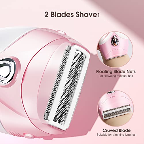 Women Electric Shaver Painless Bikini Trimmer - Pink / 1 Pack