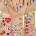 xo, Fetti 4th of July Temporary Tattoos - 250 Patriotic Designs