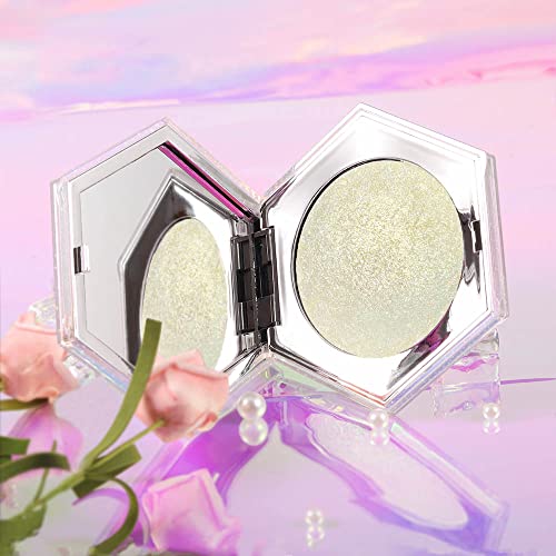 Shimmer Pearl Champagne Gold Highlighter Palette - Waterproof