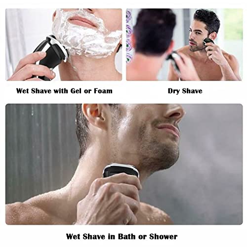 SH50/52 Replacement Heads Compatible with Noreclo Series 5000 Electric Shaver, Sh50 Replacement Head Part for Series 5000 S5xxx, ATXX, PTXX PT8xx, PT7xx, Sh50 Shaving Blades-6Pcs W/Brush