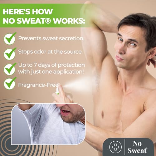 Maximum Strength Antiperspirant Spray for Excessive Sweating - 50ml