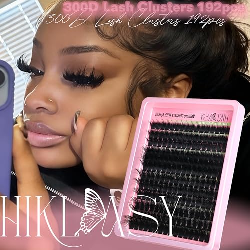 300D Thick Cluster Lashes 14-22mm Dramatic Volume
