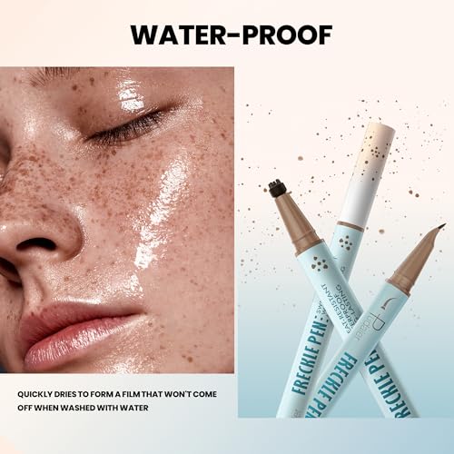 Pudaier 2-Pack Freckle Pen Set – Dual Ended Microblading & Stamp