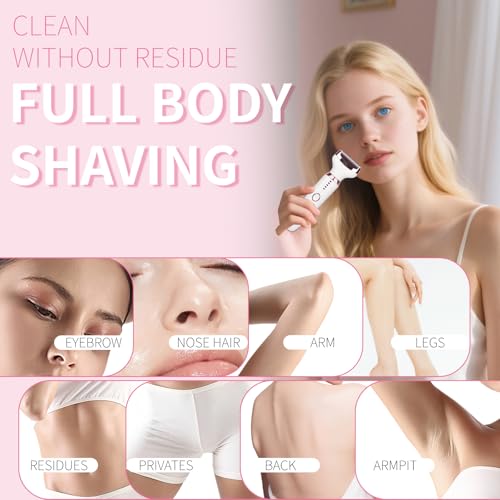 4-in-1 Electric Razor for Women & Men - Rechargeable Hair Removal Kit