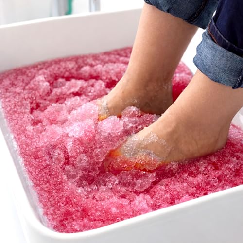 Strawberry Jelly Pedicure Foot Soak - Relaxing Bath Gel for Dry Feet