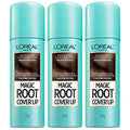 L'Oreal Paris Root Cover Up Hair Color Touch Up Spray, Medium Brown, 2 Ounce (Pack of 3)