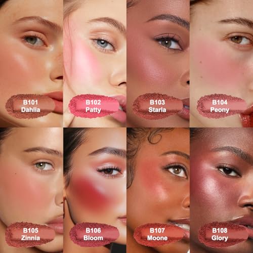 Corlo Matte Blush Powder - Highly Pigmented Buildable Cheek Color