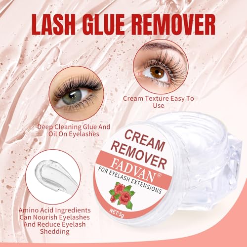 FADVAN Lash Remover Gel 5g - Professional Eyelash Extension Remover