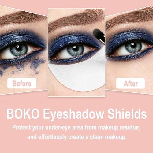 Boko 250Pcs Eyeshadow Shields – Half-Moon Eye Stencils