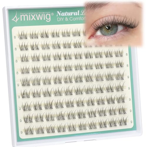 Short Lash Clusters 8-9MM Natural Wispy Eyelash Extensions
