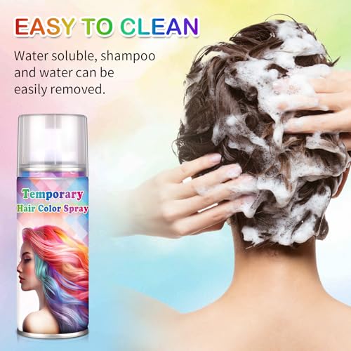 Blue Temporary Hair Color Spray - Washable Non-Sticky Dye 120ML