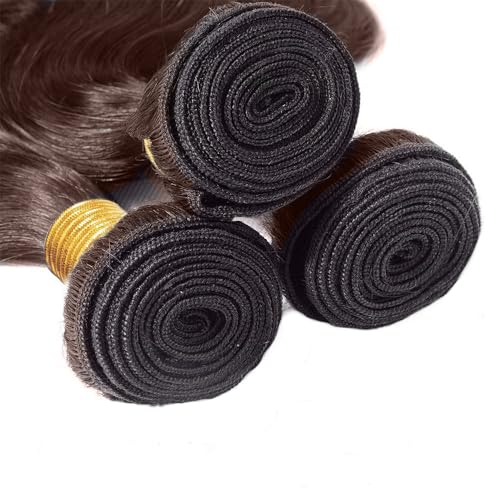 32 Inch Human Hair Bundles Water Wave Color 4 Dark Brown