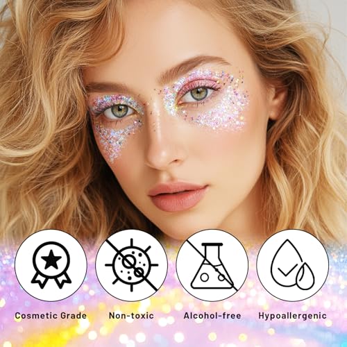 DAGEDA Dazzle Body Glitter Stick - Holographic Sparkle Makeup