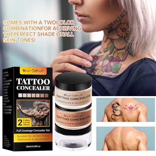 Waterproof Tattoo Cover Up Makeup - Full Coverage Foundation