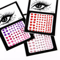 Face Jewels Rhinestone Stickers - 9 Sheets Self-Adhesive