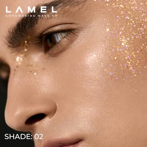 Lamel Insta Glitter Bomb Holographic Face & Body Gel