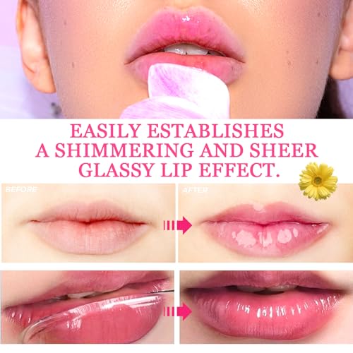 6PCS Color Changing Flower Jelly Lipstick Set - Waterproof