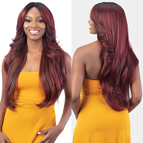 FreeTress Equal Curtain Bangs HD Lace Front Wig