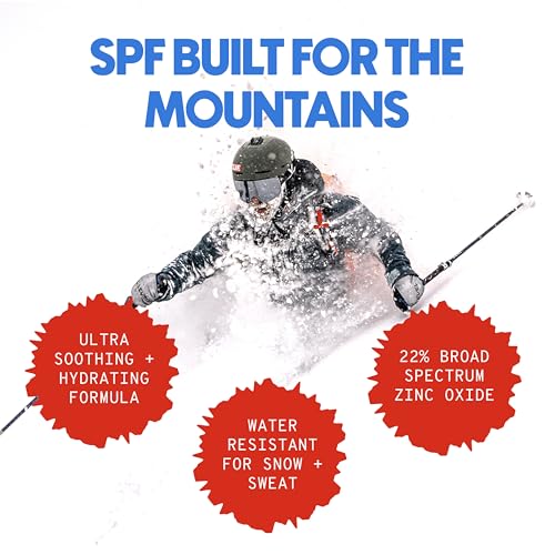 Face Shots High-Altitude All-Screen - Mineral Ski Sunscreen SPF 30 for Winter Sports - Mountain Sunscreen for Snow Sports - Water Resistant 80 Min - Edelweiss + Ceramides + Zinc Oxide - Trio Set