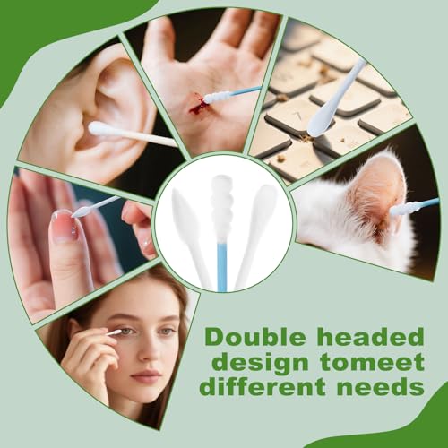Individually Wrapped Cotton Swabs - 600 Count Travel Size