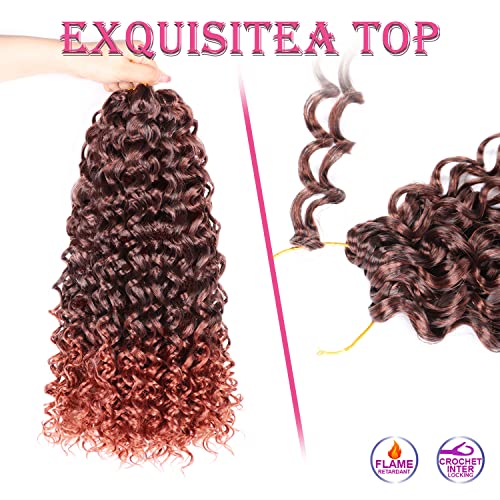Gogo Curl Crochet Hair Extensions - 14 Inch Deep Wave (7 Packs)