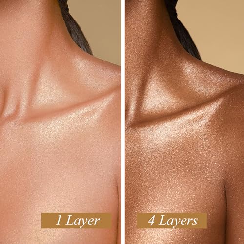 Summer Set by Roxanne Rizzo-Bronze Glow Along side Mulberry Street powder delicately infused with a golden undertone - Experience a golden highlight, perfect for adding a touch of warmth and dimension