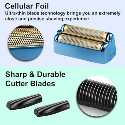 TRAH Replacement Foil and Cutter for BaBylissPRO FXONE Black/1 Pack - Hypoallergenic Shaver Head