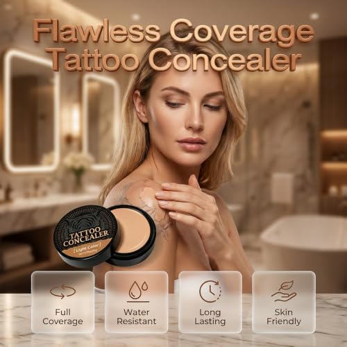 Waterproof Scar Concealer Full Coverage - All Day Wear