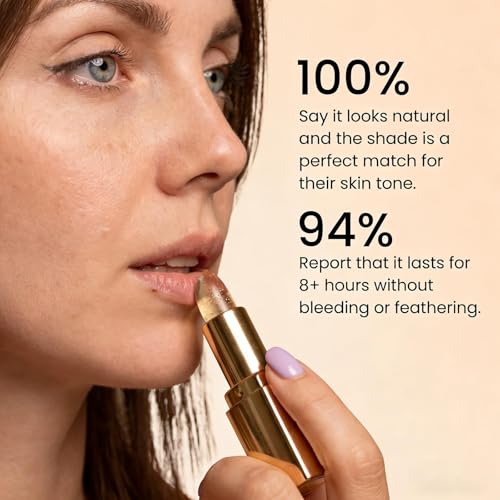 pH-Reactive Lipstick for Mature Lips, Long-Lasting Hydrating Lip Gloss