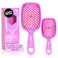 FHI Heat UNbrush Detangling Brush Combo Pack for All Hair Types
