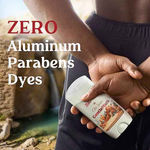 Old Spice GentleMan's Aluminum Free Dry Feel Deodorant for Men, 24/7 Lasting Freshness, Gentle on Skin with Skin Conditioners, Brown Sugar + Cocoa Butter Scent, 3.0 oz
