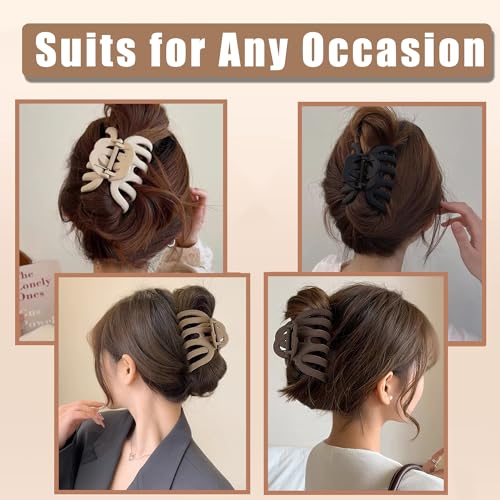 Octopus Claw Hair Clips 3.8" Large - 4 Pack