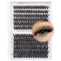 ALICE Lash Clusters DIY Lash Extensions 240PCS 14-20MM Individual Lashes Cluster Lashes Natural 40D Eyelash Extensions Faux Mink Individual Eyelashes