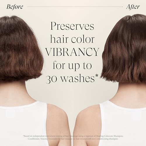 L'ANZA Healing Colorcare Trauma Treatment Color Repair Leave-In, Anti-Fade, UV & Heat Protection, Strengthens Damaged Hair, Moisturizing, Adds Vibrance, Anti-Frizz, Smooths, Sulfate Free