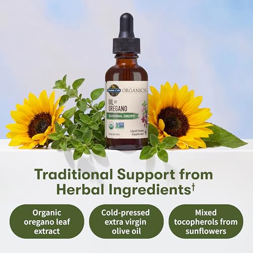 Garden of Life Oil of Oregano Drops - Immune Support, 1 oz