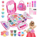 Topsolid Kids Makeup Kit with Mirror - Washable, Non-Toxic for Girls 3-8