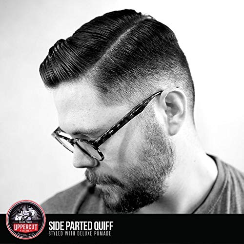 Uppercut Deluxe Pomade for Men – Strong Hold, High Shine, Water-Based