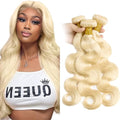 613 Blonde Body Wave Human Hair Bundles - 330g, 14-18 inch